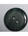 Bouton polyester, 2 trous, rond, 18 mm, gris