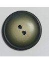 Bouton polyester, 2 trous, rond, 22 mm, vert