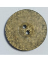 Bouton polyester, 2 trous, rond, 22 mm, vert