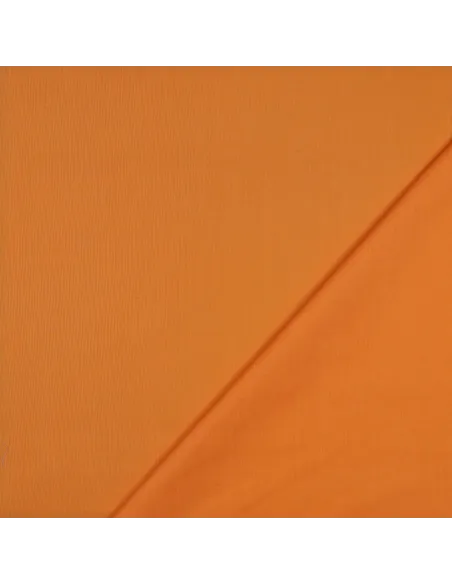 Acheter Tissu Popeline Coton Unie Orange Vif | Zephyr Tissus