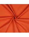 Tissu, Popeline de Coton Unie, Orange Flame, Laize 150 cm, 100% Coton 125g/m²