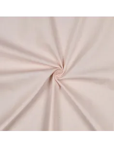 Acheter Tissu Popeline Coton Unie Rose Poudré | Zephyr Tissus