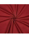 Tissu, Voile de Coton Uni, Rouge bordeaux, Laize 140 cm, 100% Coton 70g/m²
