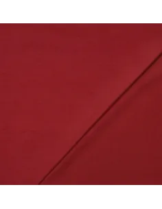 Tissu, Voile de Coton Uni, Rouge bordeaux, Laize 140 cm, 100% Coton 70g/m² 2