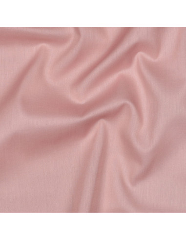 Tissu, Voile de Coton Uni, Rose, Laize 140 cm, 100% Coton 70g/m²