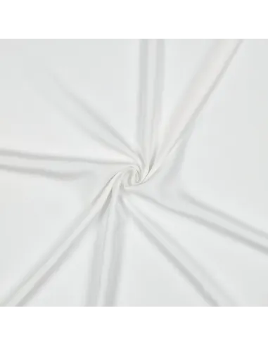 Tissu, Viscose Unie Radiance, Blanc, Laize 142 cm, 100% Viscose 110g/m²