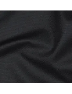 Tissu, Canvas Uni, Noir, Laize 140 cm, 100% Coton 225g/m² 2
