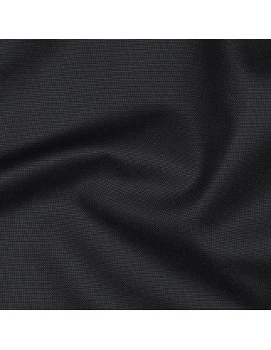 Tissu, Canvas Uni, Noir, Laize 140 cm, 100% Coton 225g/m²