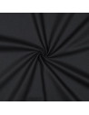 Tissu, Canvas Uni, Noir, Laize 140 cm, 100% Coton 225g/m²