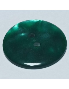 Bouton à Pied en Polyester Lisse Bleu Cobalt 12 mm | Zephyr 2