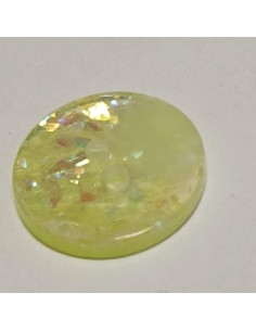 Bouton à Pied en Polyester Lisse Bleu Cobalt 12 mm | Zephyr 2