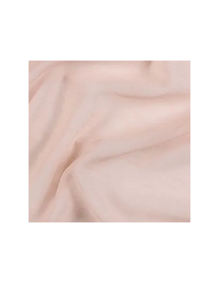 Voilage Linette rose poudré au Mètre | Zephyr Tissus