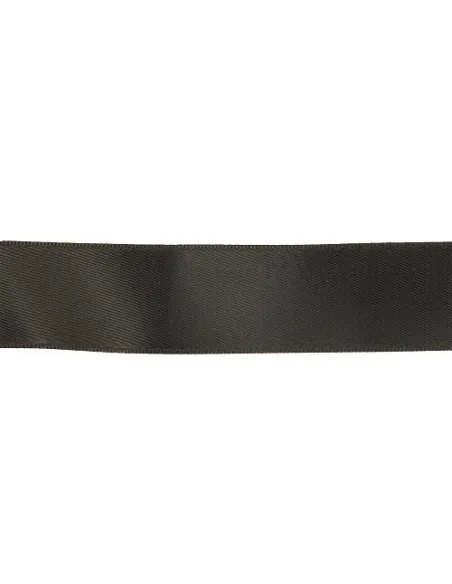 Ruban satin, 6,5mm, noir