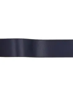 Ruban satin, 6,5mm, bleu marine
