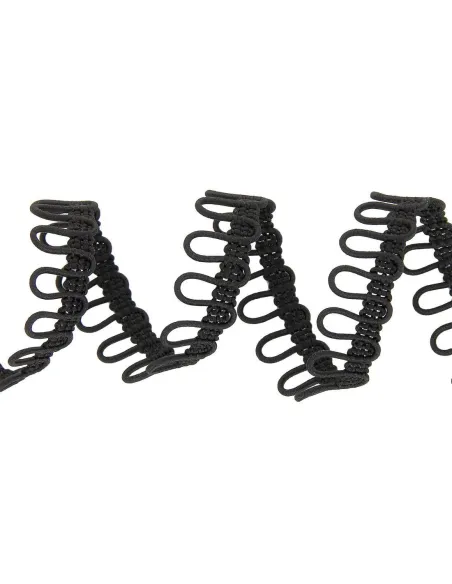 Boutonnière élastique, 17mm, noir
