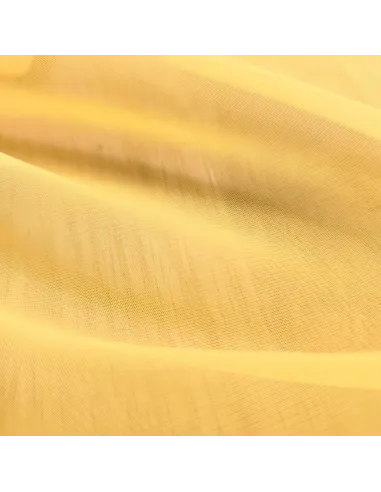 Acheter Mousseline Légère Jaune Vif au Mètre | Zephyr Tissus