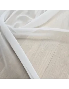 Acheter Mousseline Légère Blanche au Mètre | Zephyr Tissus