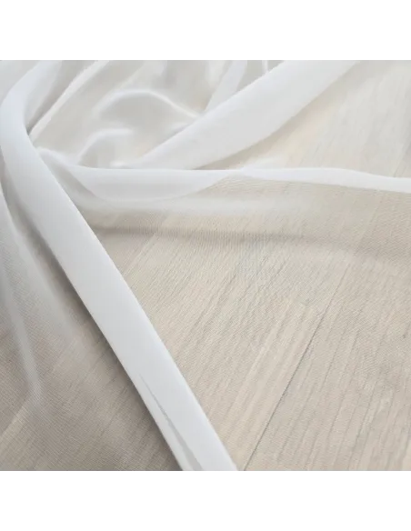 Acheter Mousseline Légère Blanche au Mètre | Zephyr Tissus