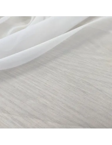 Acheter Mousseline Légère Blanche au Mètre | Zephyr Tissus