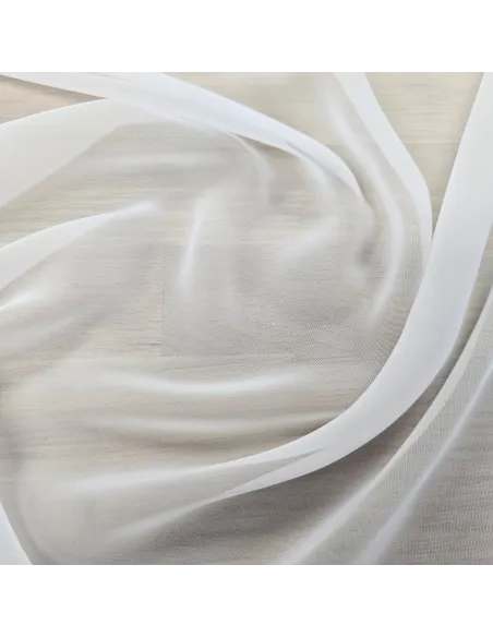 Acheter Mousseline Légère Blanche au Mètre | Zephyr Tissus