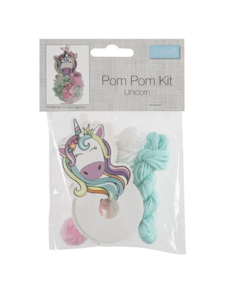 Kit de décoration Pom Pom : Licorne