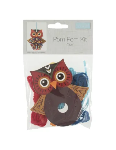 Kit de décoration Pom Pom : Hibou