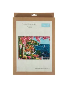 Kit de points de croix comptés Extra Large Riviera - Zéphyr Tissus