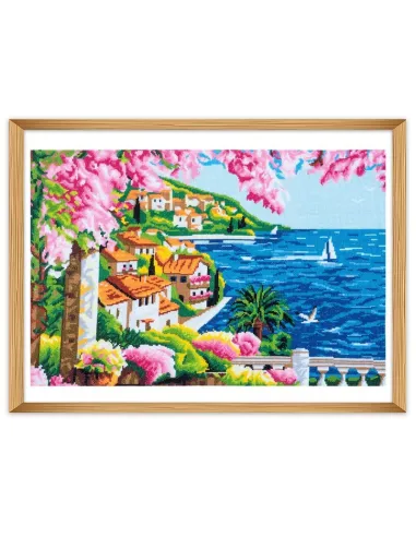 Kit de points de croix comptés Extra Large Riviera - Zéphyr Tissus