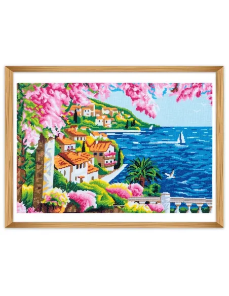 Kit de points de croix comptés Extra Large Riviera - Zéphyr Tissus