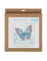 Kit de points de croix comptés Large Papillon - Zéphyr Tissus