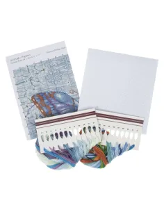 Kit de points de croix comptés Large Papillon - Zéphyr Tissus 2