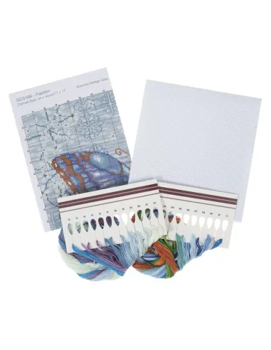 Kit de points de croix comptés Large Papillon - Zéphyr Tissus
