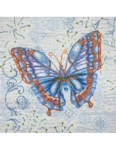 Kit de points de croix comptés Large Papillon - Zéphyr Tissus