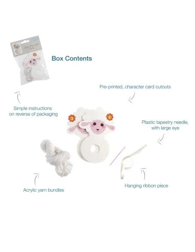 Kit de décoration Pom Pom : Mouton
