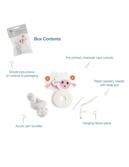 Kit de décoration Pom Pom : Mouton