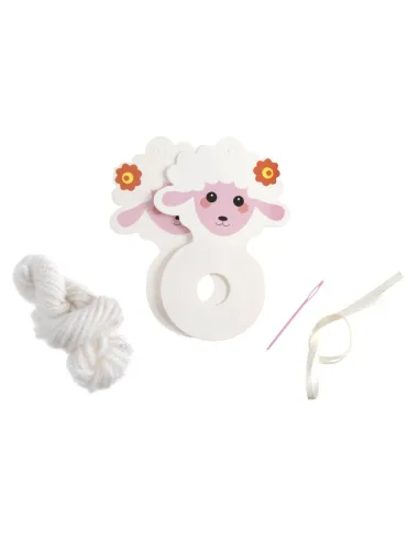 Kit de décoration Pom Pom : Mouton