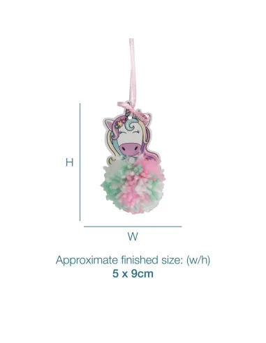 Kit de décoration Pom Pom : Licorne