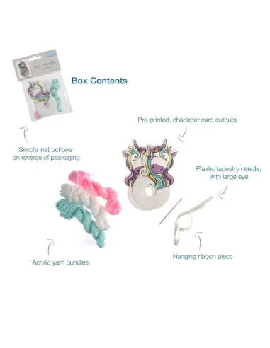 Kit de décoration Pom Pom : Licorne
