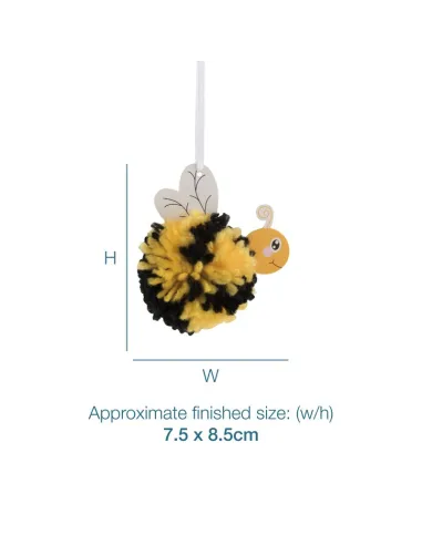Kit de décoration Pom Pom : Abeille