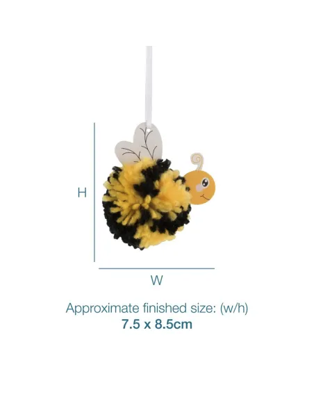 Kit de décoration Pom Pom : Abeille