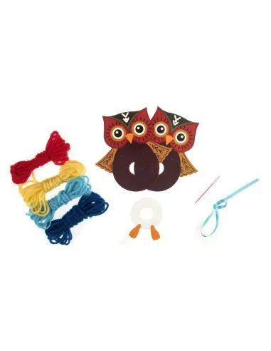 Kit de décoration Pom Pom : Hibou
