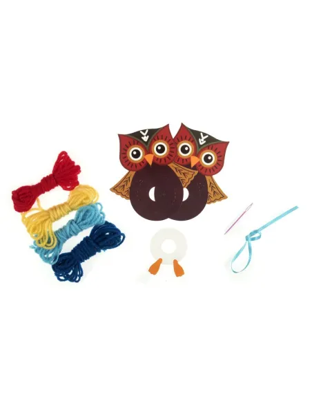 Kit de décoration Pom Pom : Hibou