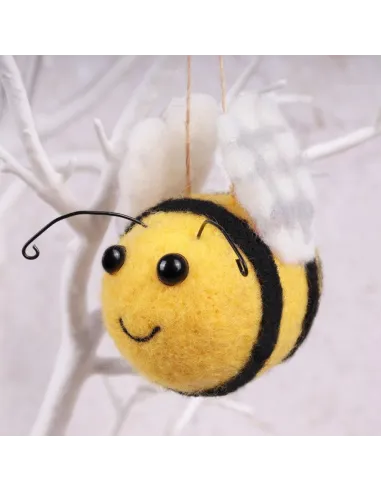 Kit de feutrage à l'aiguille Abeille - Zéphyr Tissus