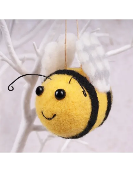 Kit de feutrage à l'aiguille Abeille - Zéphyr Tissus