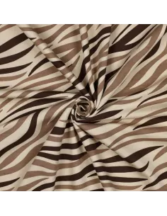 Peau d'animal Naturel/Marron au Mètre | Zephyr Tissus 2