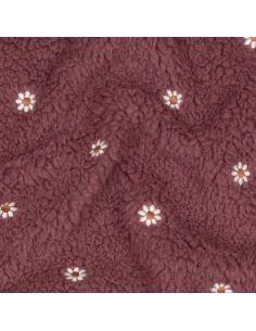 Fleurs Bois De Rose au Mètre | Zephyr Tissus