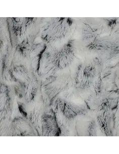 Peau d'animal Noir au Mètre | Zephyr Tissus