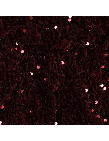 Sequins Bordeaux au Mètre | Zephyr Tissus