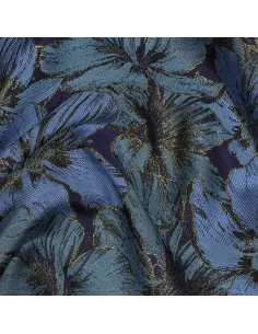 Fleurs Bleu au Mètre | Zephyr Tissus 2