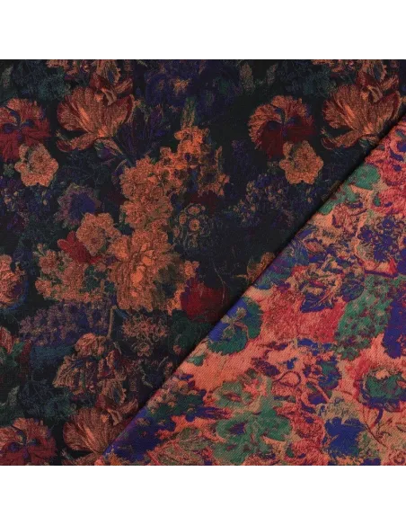Fleurs Multicolore au Mètre | Zephyr Tissus